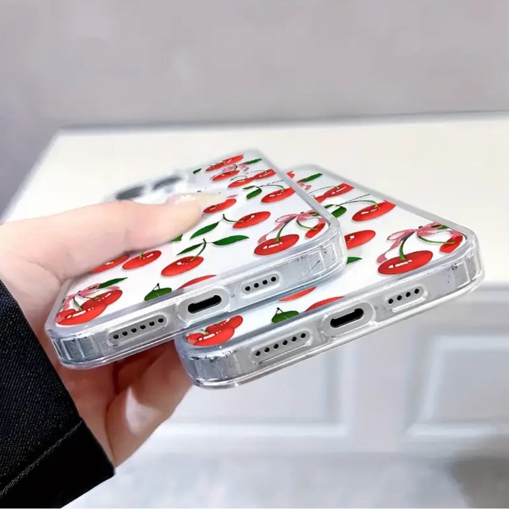 Cherry Pattern Phone Case - Picture 3 of 5